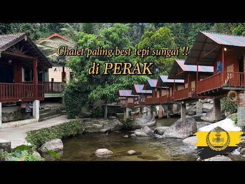 Chalet tepi sungai di PERAK ,tak menyesal dtg confirm repeatt!! Kuala razila | Rumah sungai,lenggong