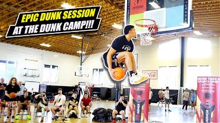 EPIC Dunk Session at The Dunk Camp!!