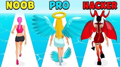 NOOB vs PRO vs HACKER - Destiny Run #funny #games #meme