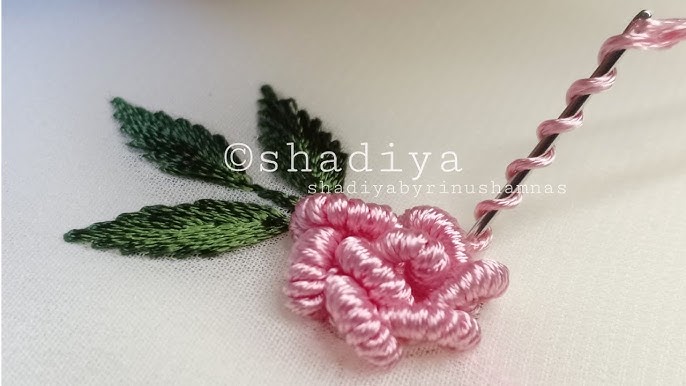 No. 38 silk embroidery thread / 100% silk thread /hand embroidery embroider  cross stitch/Rose purple /