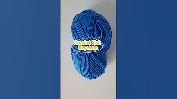 Crochet Fish Keychain 🐟 #shorts #crochetpattern #crochet #handmade #tiktok