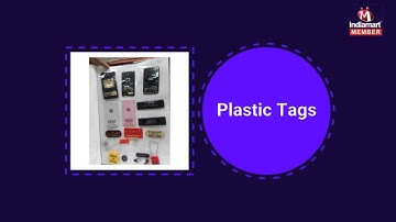 Hang and Plastic Seal Tag by K. B. Art Enterprises, Delhi