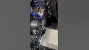 Details of the large lathe production process. Like and share if you enjoy it! #cnc #cncmachining