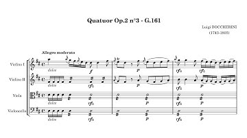 Luigi Boccherini – String Quartet Op.1/2 No.3, in D major