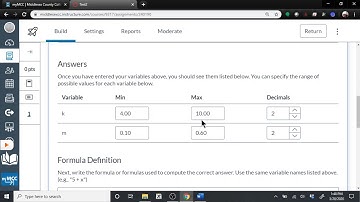 Create a Canvas Algorithmic Question
