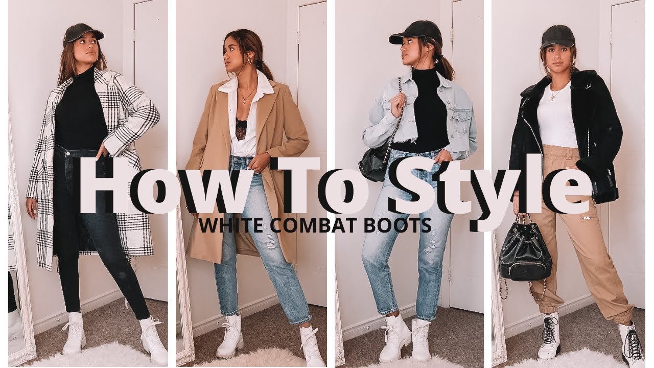 How to Style White Chunky Boots  