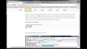 Create a Ribbon Toolbar Using a Custom UI Editor & Icons for Excel 2010 & 2013
