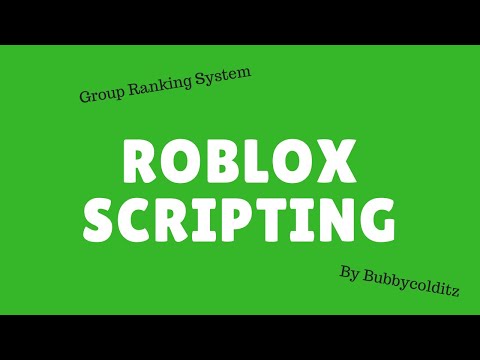 Group Ranking System Roblox Scripting Youtube