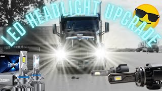 Peterbilt 579 Headlight LED Upgrade GTR Ultra 2.0