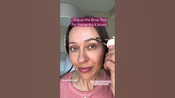 Always make brows EVEN & SYMMETRICAL WITH BROWTOOL.COM✨ I invented the Brow Tool so YOU ARE THE PRO!