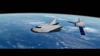 Dream Chaser Visits the ISS animation