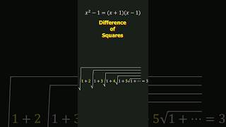 Difference of Squares in Disguise! 🧐 (Ramanujan's Famous Radical Identity) #math screenshot 4