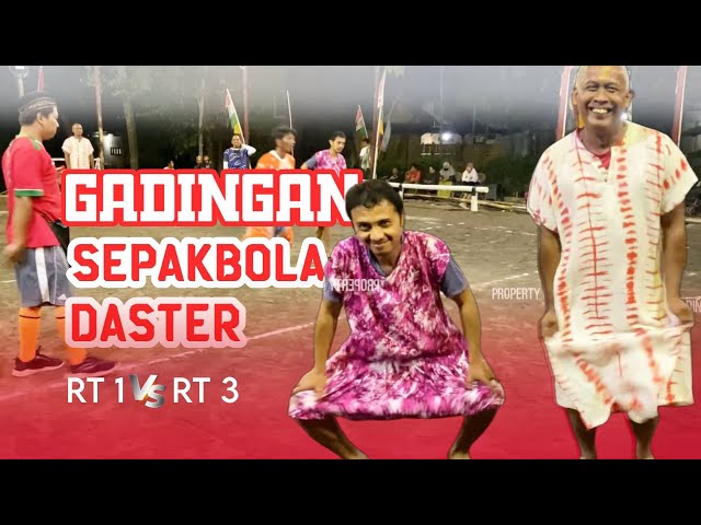 Pertandingan Sepak Bola Daster Warga Gadingan Ngluwar class=