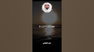 (وَقِفُوهُمۡۖ إِنَّهُم مَّسۡ‍ُٔولُونَ) آية يقشعر منها الجسد ـ القارئ ناصر القطامي #اكسبلور