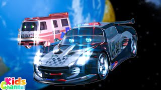 Planets Song + More Vehicle Rhymes &amp; Cartoon Videos for Children