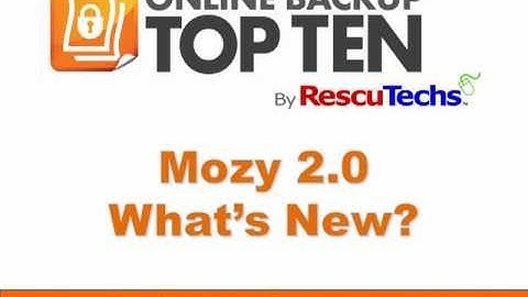 Online Backup Reviews 2011 - Mozy 2.0