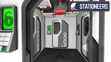 Stationeers Building a 3 way airlock.