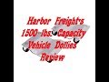 Review on Harbor Freight's 1500 lbs. Capacity Vehicle Dollies