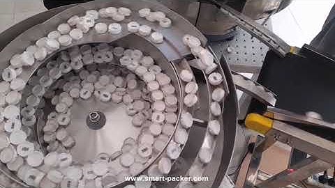 Irregular plastic cap different shape cap vibrating sorting bowl sorter feeding bowl testing video