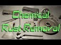 Rust removal experiments citric acid cider vinegar rostio