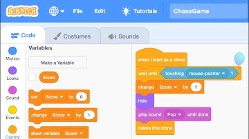 Chase Game Step 4 Keeping Score (Scratch Programming)