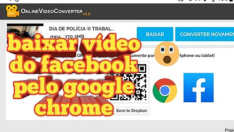 Como salvar vídeo do Facebook na galeria do celular sem aplicativo?