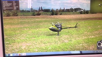 Heli inverted hover sim practice