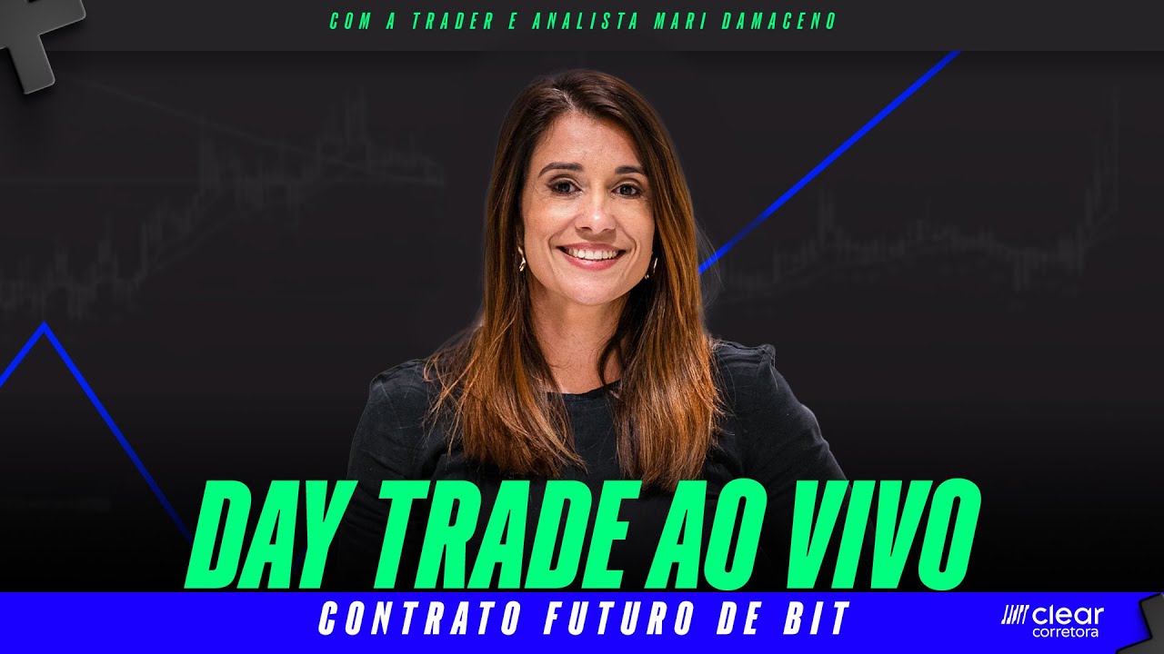 DAY TRADE AO VIVO - Mari Damaceno opera contrato futuro de BITCOIN e dólar - 28/01/2026
