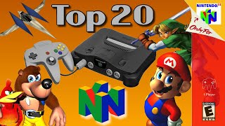 Top 20 Greatest Nintendo 64 Games