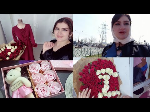 Раисаи мо гандахай 😠🌹101 гули садбарг💐 пальто барои Шахноза