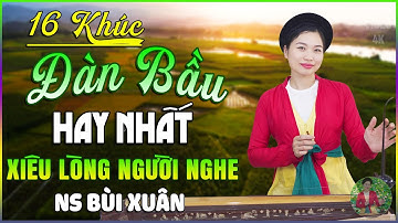 Sởn Da Gà Khi Nghe Tiếng Đàn Bầu Của Cô Gái Đa Tài BÙI XUÂN | 16 Khúc Đàn Bầu Hay Đốn Tim Người Nghe