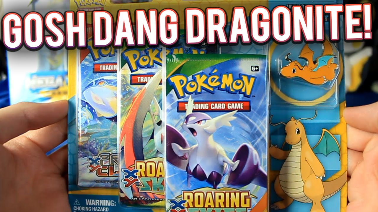 Pokemon Cards - Dragonite Pin Blister Opening