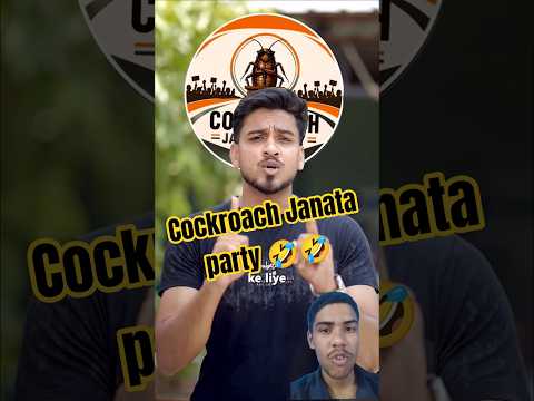 cockroach Janata party 🤣🤣#bobbyustad #cockroachjantaparty