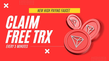 New High Paying Tron Faucet  2025 | Claim Free TRX Every 5 Minutes