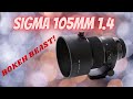 Sigma Art 105mm  f1.4  sony