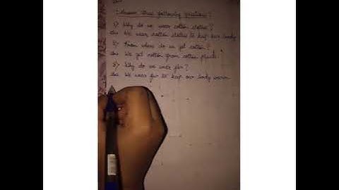 Class-II(EVS-Chapter 3-Our Clothes)