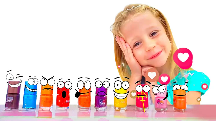 Nastya learns to use Makeup Toys for Girls - Funny video for kids