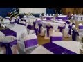 Wedding Chair Covers at the Kelham Hall Wedding Decor