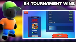 I WON THE 3V3 UPYODDHA TOURNAMENT AGAIN | WINNING 65 TOURNAMENTS | STUMBLE GUYS