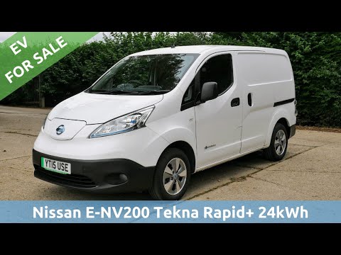 SOLD: 2015 Nissan E-NV200 Tekna Rapid Plus 24kWh, with new alloys & two charge cables