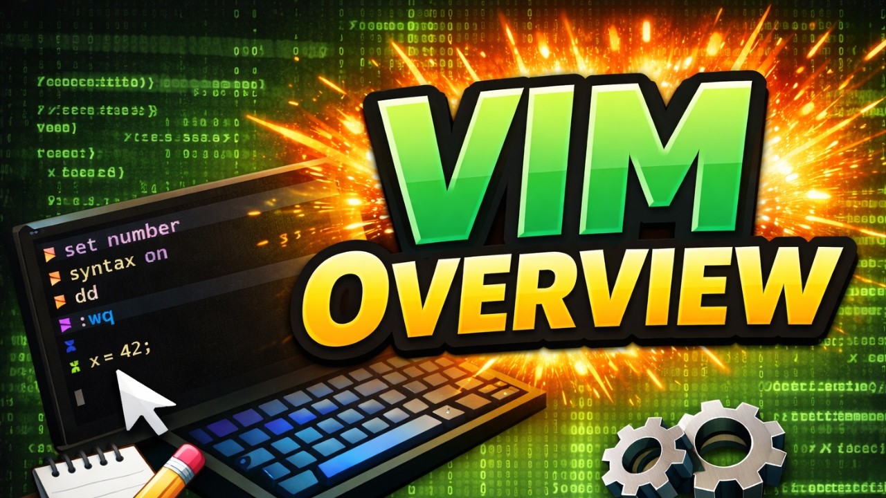 VIM Overview for Beginners | Complete Introduction to Vim - YouTube