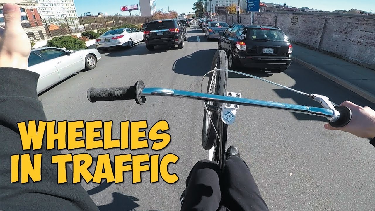 BIG RIPPER WHEELIES IN PHILADELPHIA TRAFFIC (First Person GoPro) YouTube