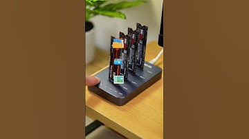 USB4 4-Bay NVMe Cloner Duplicator【1-to-3 SSD Offline Clone】