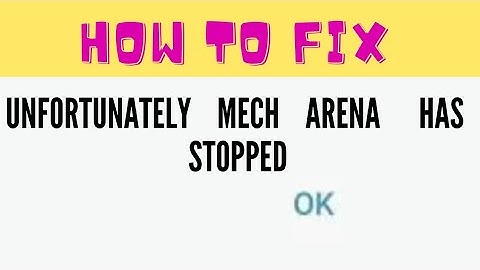 #unfortunately #mecharena #fix UNFORTUNATELY MECH ARENA HAS STOPPED WORKING,HOW TO FIX | FING 24 😀