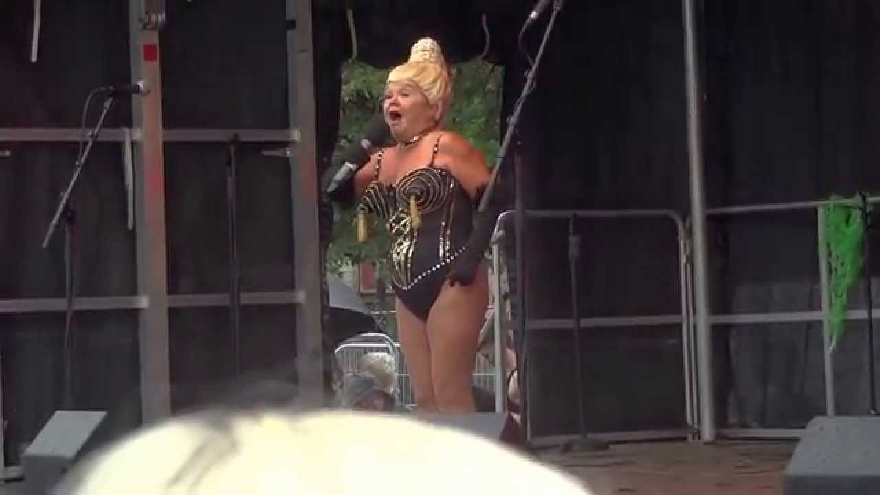 Janette Krankie as MacDonna at Gay Pride Glasgow