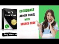 Cloudbase admin panel with source code available