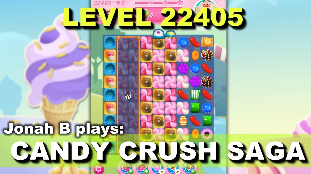 Candy Crush Saga Level 22405 - YouTube