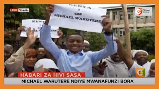 BREAKING NEWS: Michael Warutere from Riara Springs tops 2023 KCPE