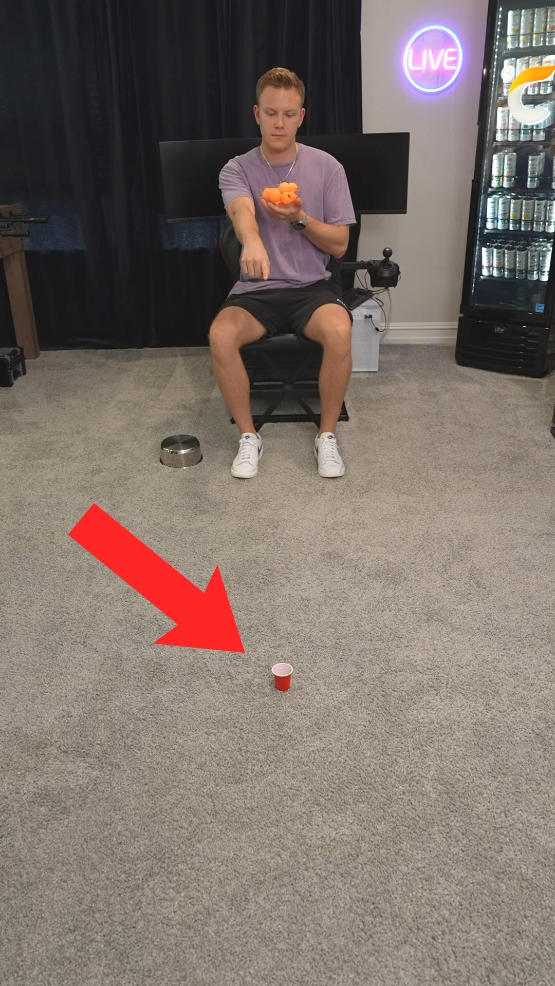Ping Pong Trick Shot! (Dance)