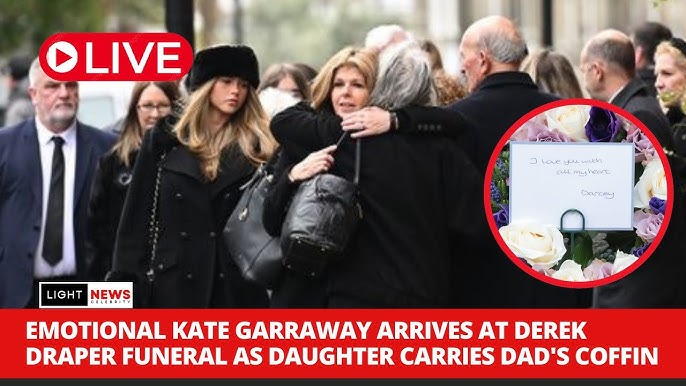 Live Derek Draper Funeral Kate Garraway S Heartbreaking Goodbye As Brave Daughter Carries Coffin